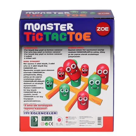 35009 Zoe Tic Tac Toe -KS Game - 1 Adet