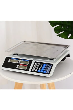 Metal Ölçüm Tartısı Elektronik Terazi Bakkal Man Market Ve Pazarcı Tartısı 40kg