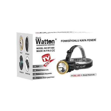 Şarjli Baret Lambasi Osl Led WT-065