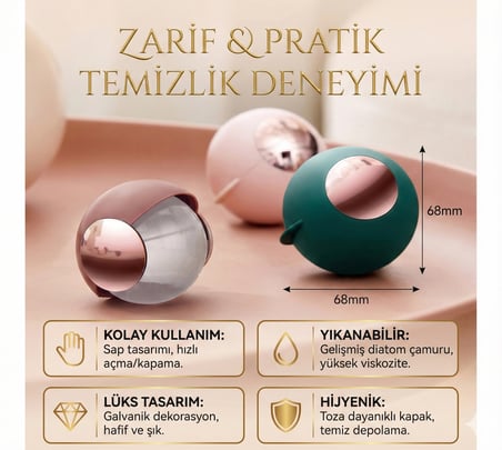 Taşınabilir Yıkanabilir Giysiler Yapışkan  Topu