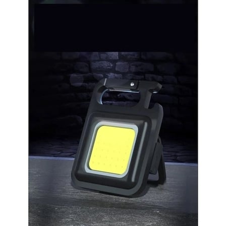 Mini 30 Ledli  Mıknatıslı lık Flash Kamp Lambası Askılı Kapak Açacaklı Şarjlı Fener