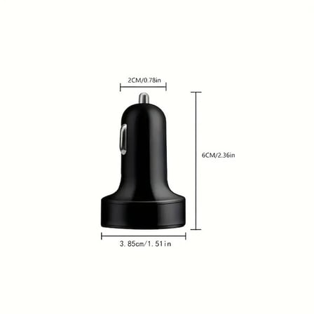 6 Portlu Hızlı Araç Şarj  – 4 USB + 2 Type-C Çıkışlı Dijital Göstergeli Oto Şarjı