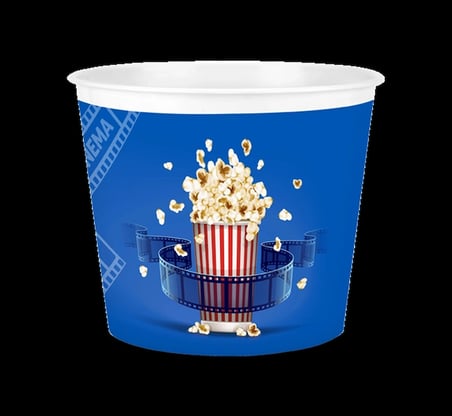 Popcorn Mısır Kovası Dekoratif