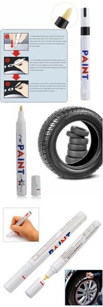 Lastik Yazı mi - Beyaz