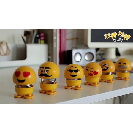 Zıp Zıp Kafalar Sevimli Kafa Sallayan Emojiler Çıın Kafalar