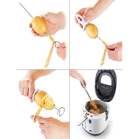 Patates Dilimleyici Aparat Çubukta Patates Cips Yapma