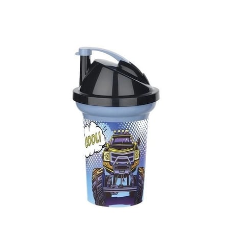 Tedy Pipetli Çuk Içecek Bardağı Desenli Bardak 300ml