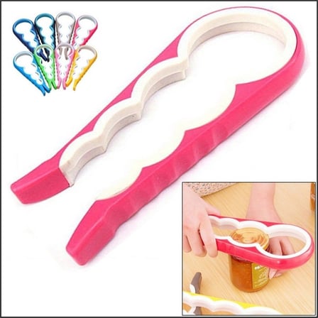 4 Fonksiyonlu Plastik - Şişe Kanoz Kapağı Açma Aparatı
