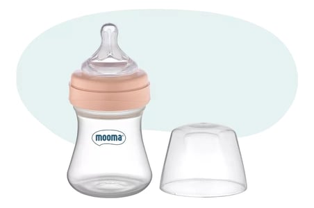 Biberon Anti Kolik Biberon 150 ml Kapaklı Biberon 6 - 18 Ay (Orta Akış)