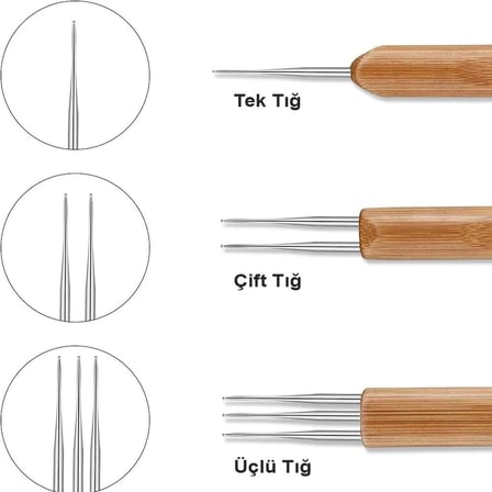 Rasta Tığ Seti / 0.75 mm