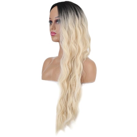 Uzun Su Daası Fiber Sen Peruk /  / Platin Ombre