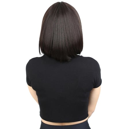 Kısa Küt Perçemli Fiber Sen Peruk / rengi