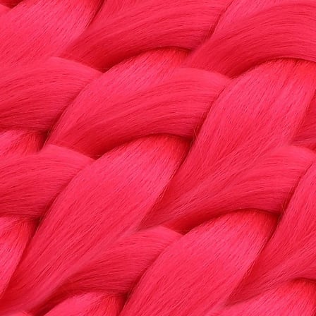 Afrika Örgüsü Ve Rasta İçin Sen  / Koyu Pembe