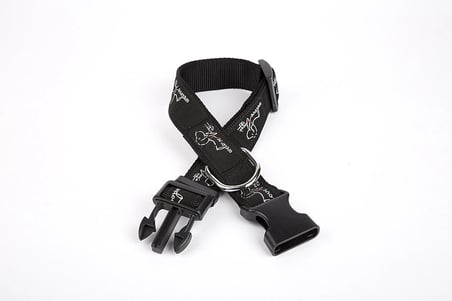 Köpek Desenli Dokuma Köpek Boyun Tasması 3 cm x 36-60 cm