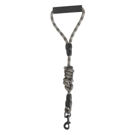 Köpek Göğüs Tasma Seti Daa Desenli 1.5 cm*35-48 cm Siyah-Beyaz