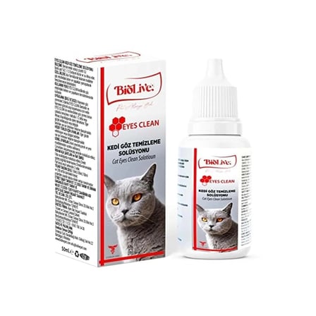 Biolive Eyes Clean Kedi Göz Temizleme Solisyonu 50ml