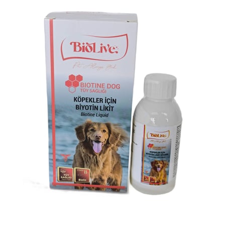 Biolive Biotin Köpekler İçin  Döküm Önleyici Sıvı min 100ml