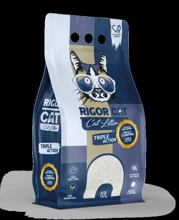 R Aktif Karbonlu İnce Taneli Kedi Kumu 10 lt