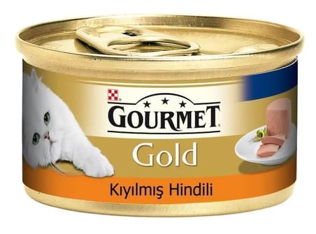 Gourmet Gold Kıyılmış Hindili Kedi Konservesi 85gr