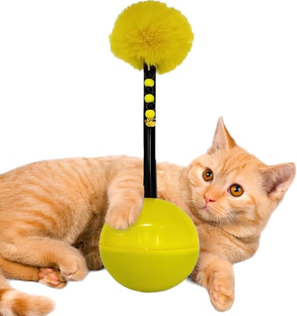 Dev Hacıyatmaz Devrilmeyen Kedi Oyuncağı XXL 33 CM lü Zilli Oyuncak 1 Adet