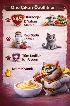 Ciğerli Kızılcıklı Keçi Sütlü Kedi a Ödülü 6x12g