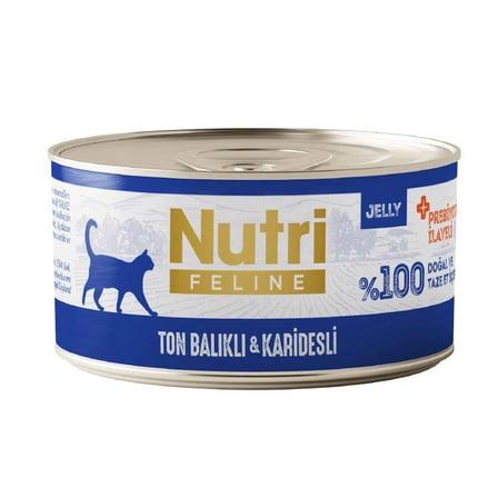 Nutri Feline Ton lı ve Karidesli Tahılsız Kedi Konservesi 70 Gr