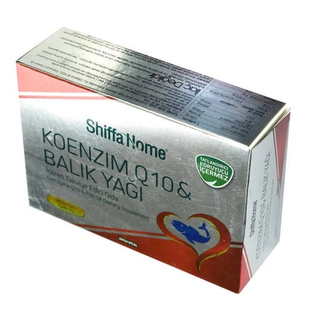 Shiffa Home Koenzim Q10 &amp;  Yağı Yumuşak Jel 1340 Mg x 30