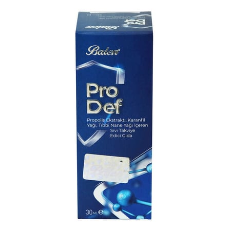 Prodef Propolis Ekstraktı  ve Nane Yağlı Takviye Edici Gıda 30 ML
