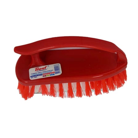 Yaka Fırçası Sembol Plastik Tutma Saplı Fırça Karışık Renk 14 Cm