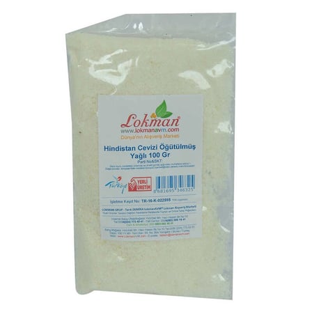 Hindistan Cevizi Öğütülmüş Yağlı 100 Gr Paket