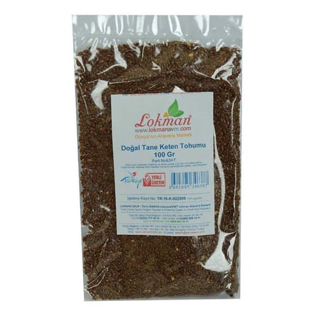 Keten u Tane Doğal 100 Gr Paket