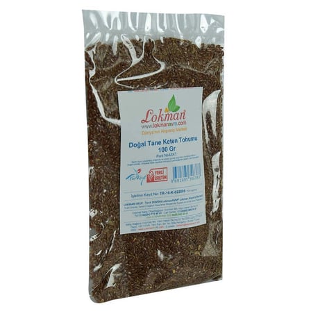 Keten u Tane Doğal 100 Gr Paket