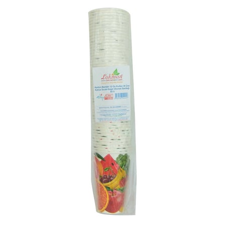 Karton Bardak 12 Oz Kullan At   Sıcak Kağıt Otomat Bardağı 50 li 1 Paket