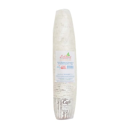 Karton Bardak 6.5 Oz Kullan At   Sıcak Kağıt Otomat Bardağı 50 li 1 Paket