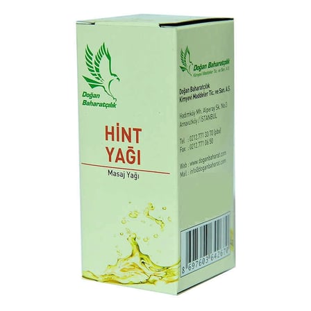 Hint Yağı 50 cc - Masaj ve Kaş Kripik Bakım Yağı