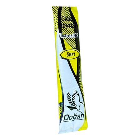 Pasta Şerbet Slime Gıda Boyası Sarı Toz 9 Gr Paket