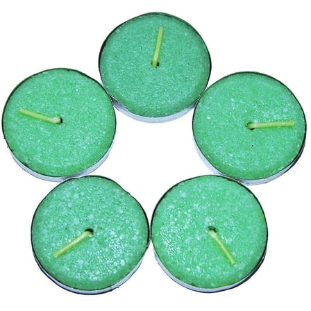 Tea Lights Yeşil  5 li 1 Paket