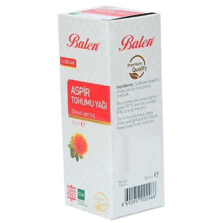 Aspir u Yağı Soğuk Pres 50 ML Cam Şişe