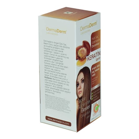 Keratinli Argan Özlü  Bakım Sütü Hızlı  Uzamasına Etkili 250 ML