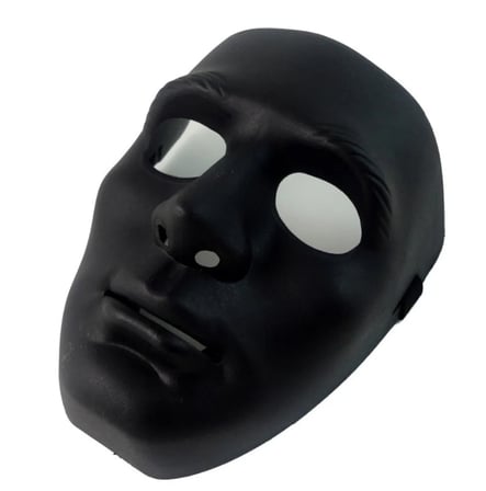 Siyah Renk Hip Hop Anonim Jabbawkeez Dans Maskesi 18x19 cm