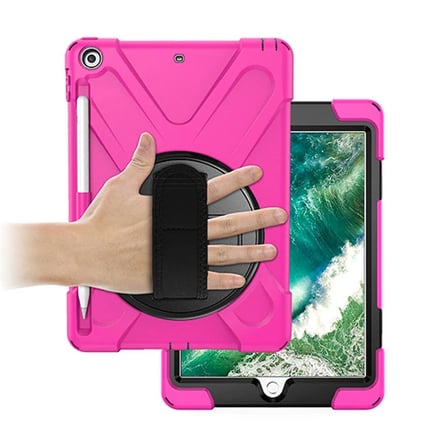 İPad 9.72017 İPad 9.7 2018 Kalem Yerli Standlı Zırh Kılıf/shockproof case-(577
