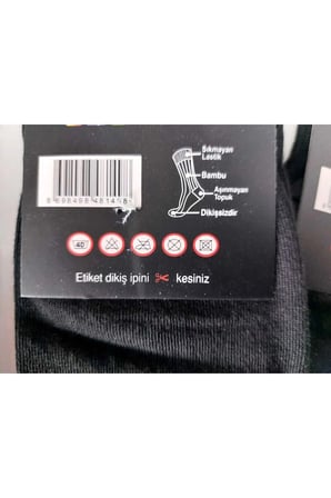 Bambu Erkek Çorabı 6 Adet-Burun Dikişsiz-Aşınmayan Topuk-Sıkmayan Lastik-Elastik-Erkek Bambu Çorap