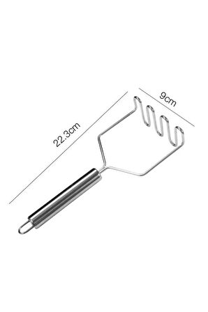 Paslanmaz Çelik Patates Ezici