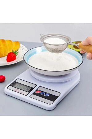 Dijital Hassas 10 Kg Mutfak Terazisi Tartısı Lcd Ekranlı