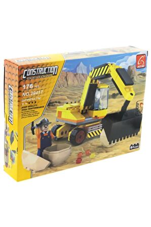 Inşaat Araçları Construction Set 176 Parça Lego Seti