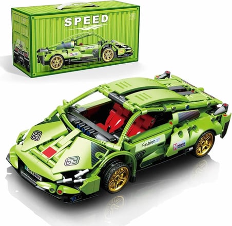 Lego Lamborghini Revuelto Yarış Arabası Lego Araba Yapı Blok Oyuncak Araba - 586 Parça