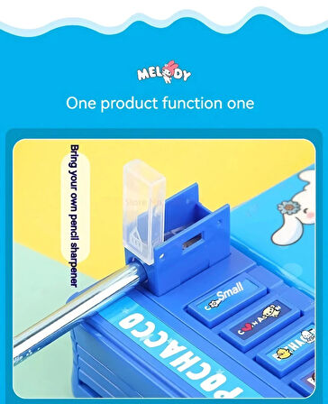 Sanrio Cinnamoroll Çok Fonksiyonlu Şifreli Kalem Kutusu (Mavi) Kuromi Kalemlik Sanrio Kore Tarzı