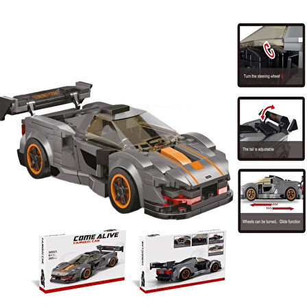 Lego Teknik McLaren Senna Yarış Arabası McLaren Lego Araba Yapı Blok Oyuncak Araba - 250+ Parça