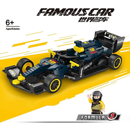 Lego Teknik Red Bull Racing F1® Yarış Arabası F1 Lego Araba Yapı Blok Oyuncak Araba - 237 Parça