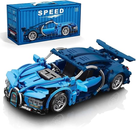 Lego Bugatti Chiron Yarış Arabası Lego Araba Yapı Blok Oyuncak Araba - 473 Parça